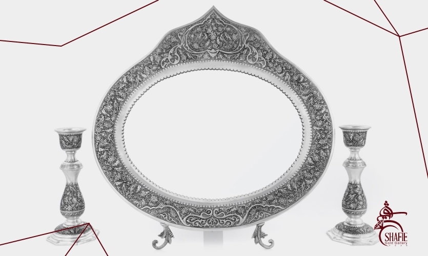 زیباترین آینه و شمعدان نقره.jpg